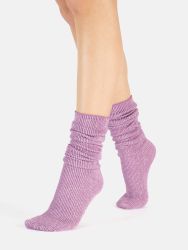 Glitter ribbed socks