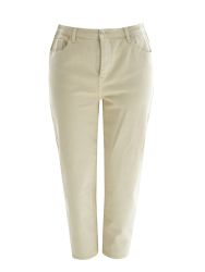High-rise mom fit cotton jeans