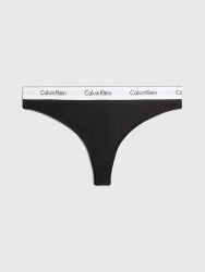 Thong Modern Cotton in Black