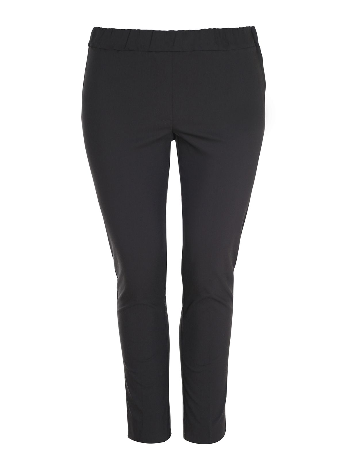 Mat Fashion Basic βαμβακερό slim παντελόνι Μαυρο