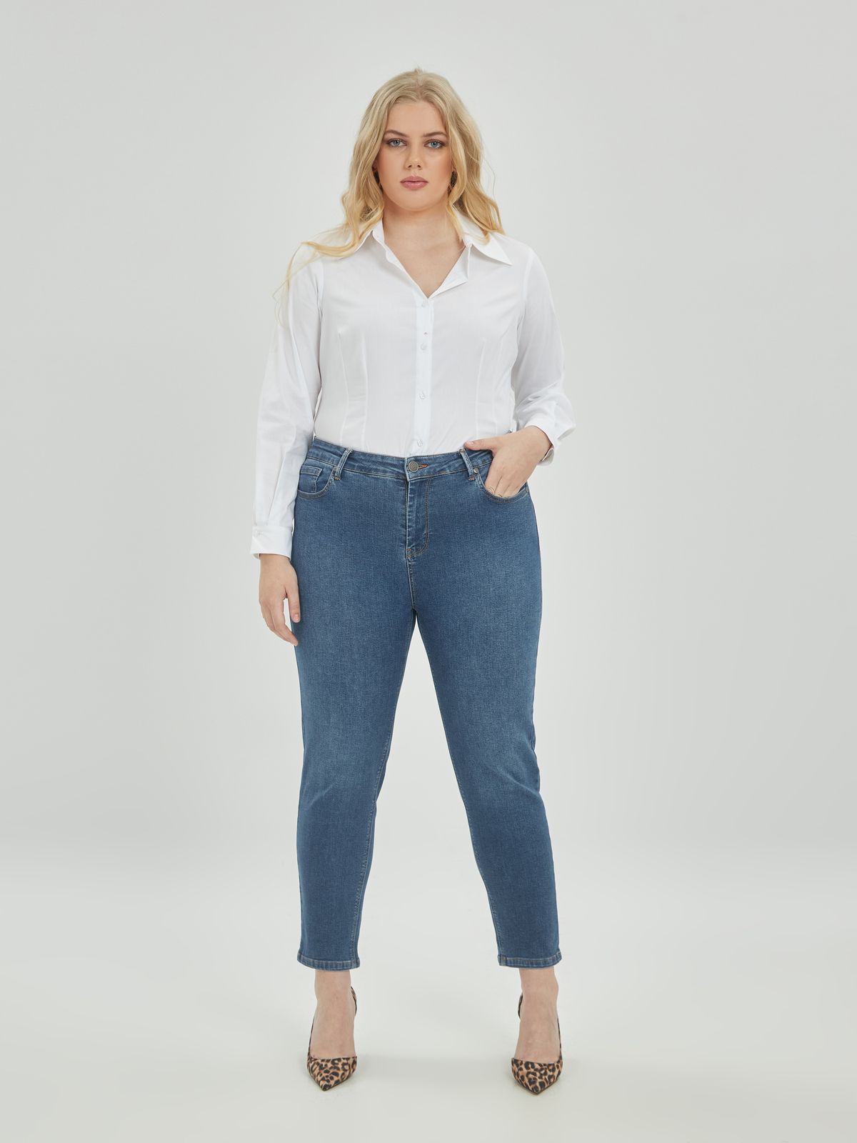 Cigarette basic jeans