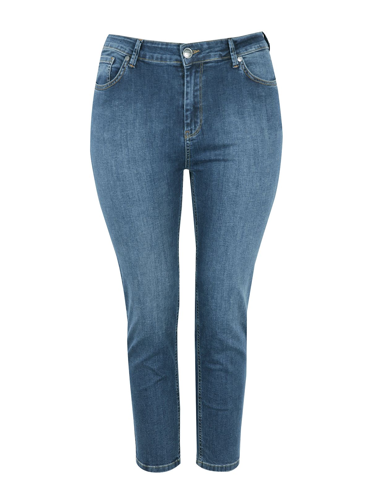 Mat Fashion Τζιν basic σε cigarette γραμμή Μπλε