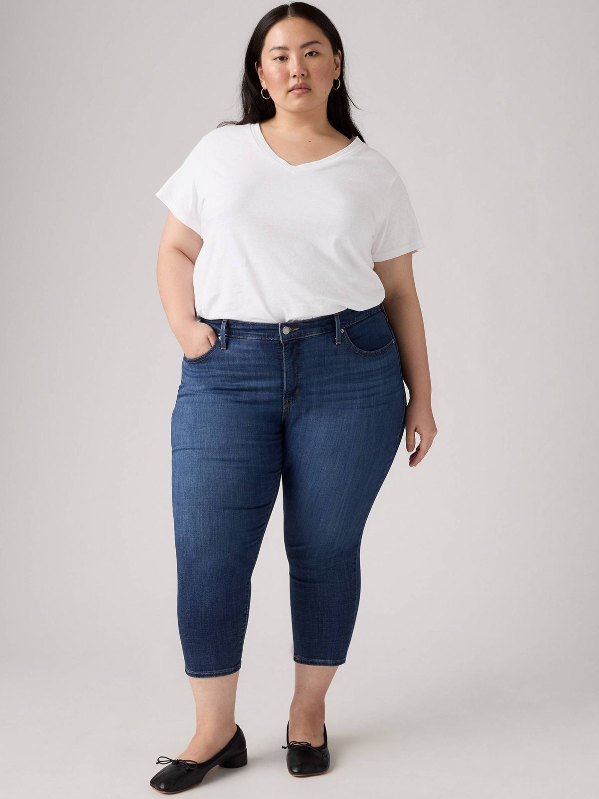Levi's Τζιν 311 Shaping Skinny Capri Μπλε