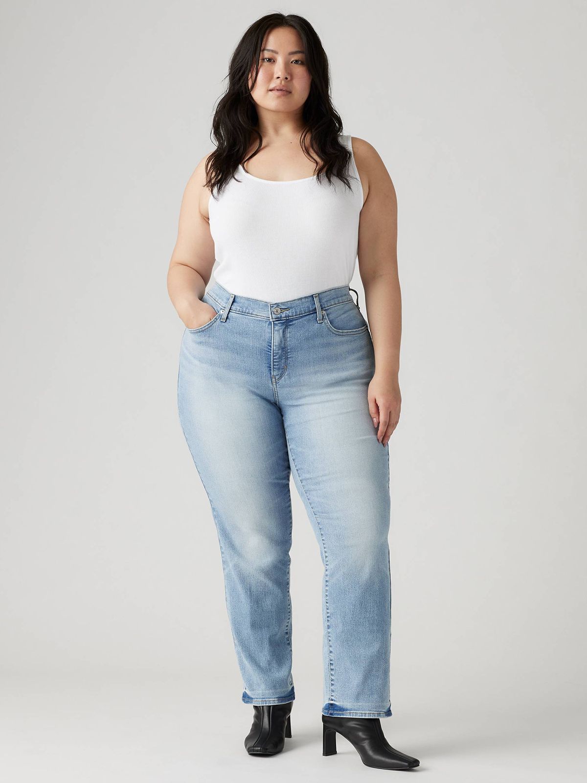 Levi's Τζιν 314 Shaping Straight Fit Jeans Μπλε