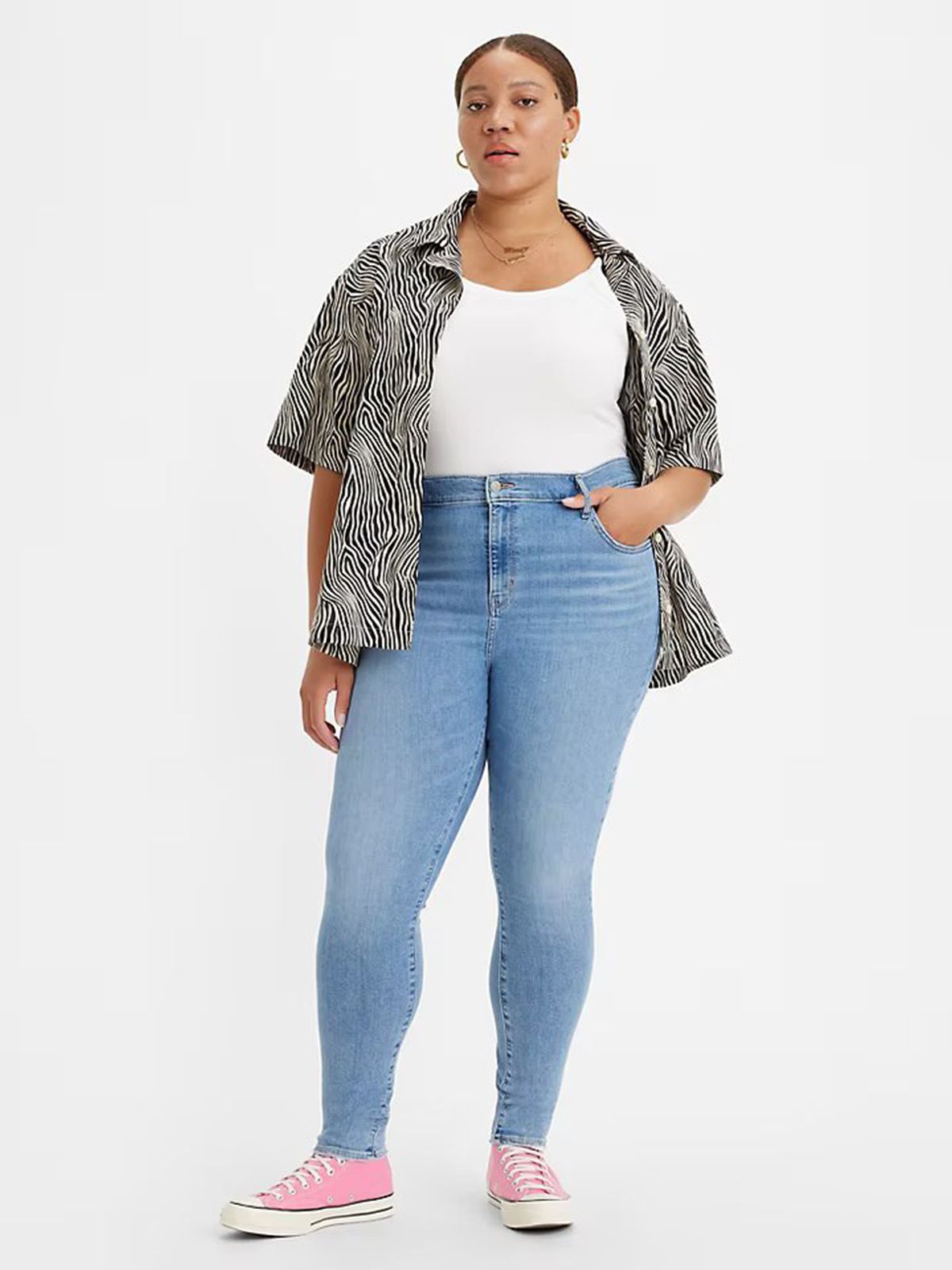 Levi's Τζιν 720 High rise super skinny Μπλε