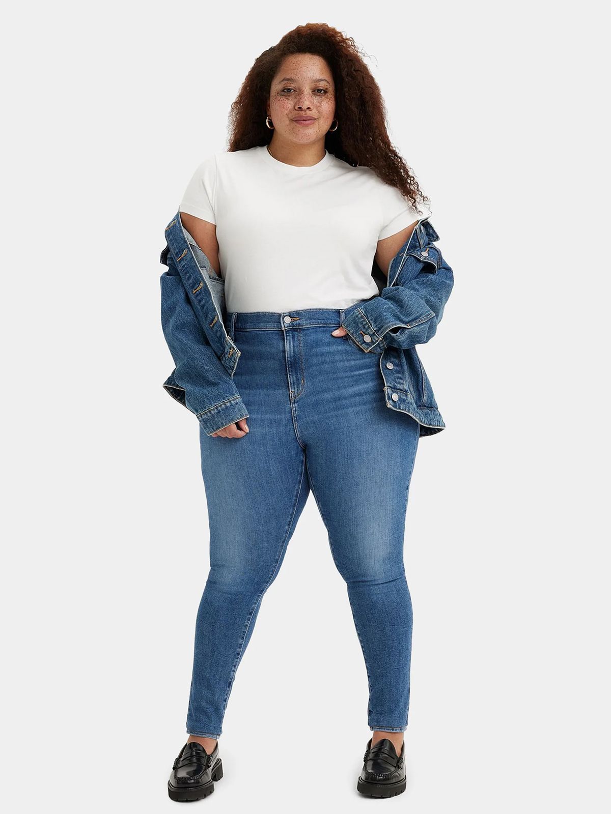 Levi's Τζιν 720 High rise super skinny Μπλε