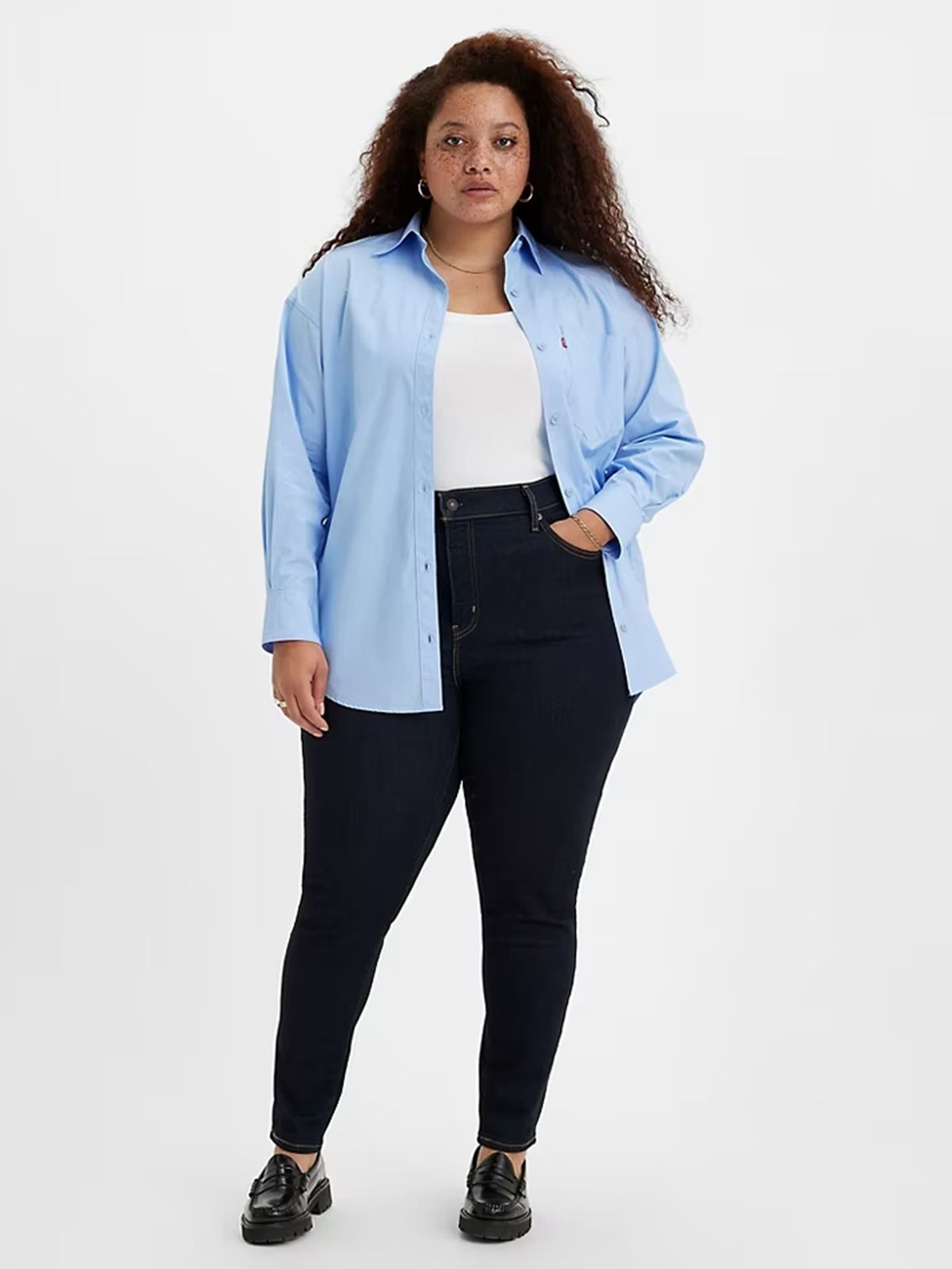 Levi's Τζιν 721 High rise skinny Μπλε