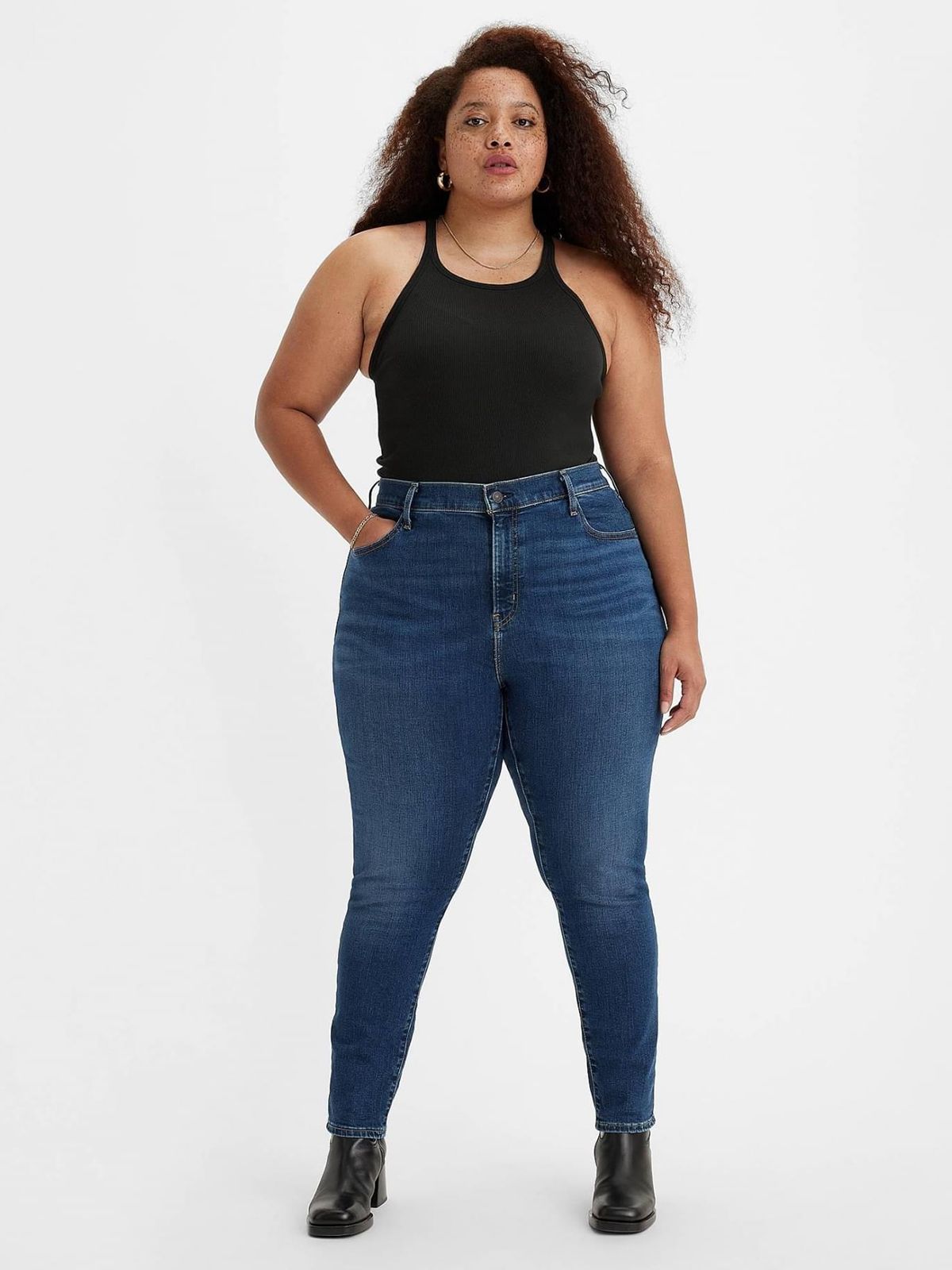 Levi's Τζιν 721 High rise skinny Μπλε