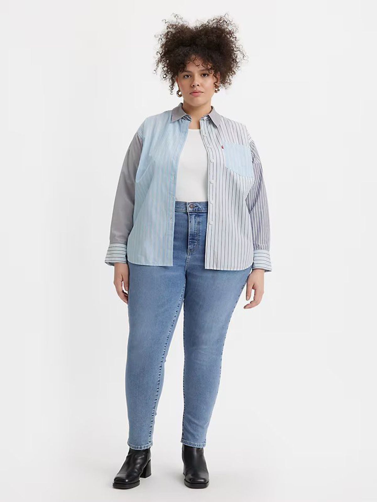 Levi's Τζιν 721 High rise skinny Μπλε