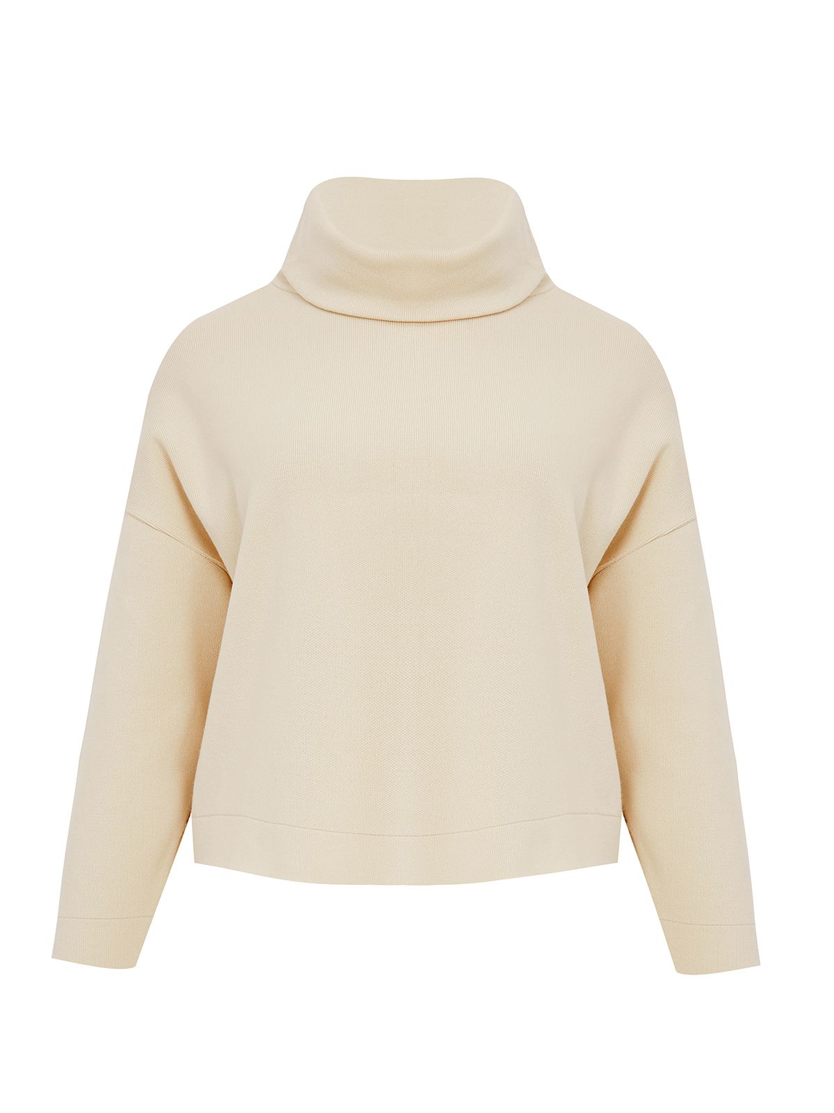 Mat Fashion Basic πλεκτή μπλούζα ζιβάγκο Μπεζ