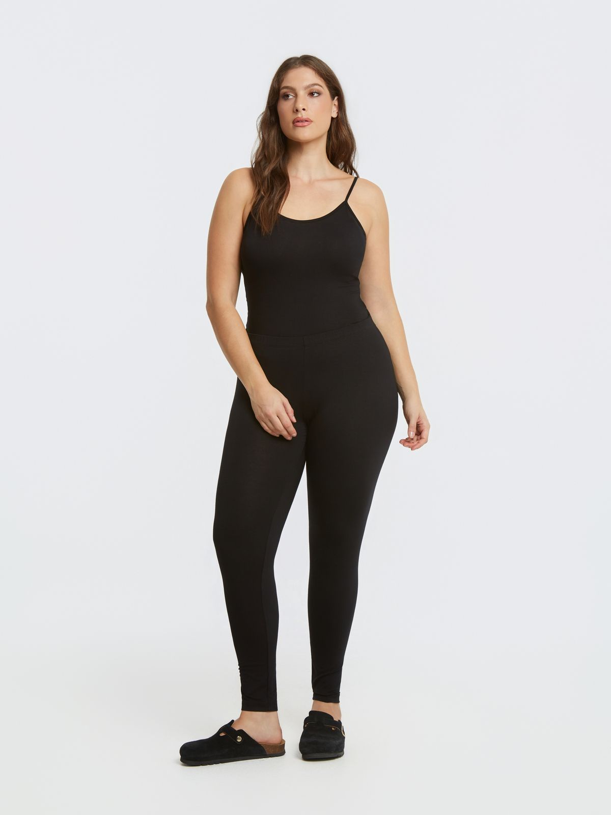 Mat Fashion Basic κολάν βισκόζη Μαυρο