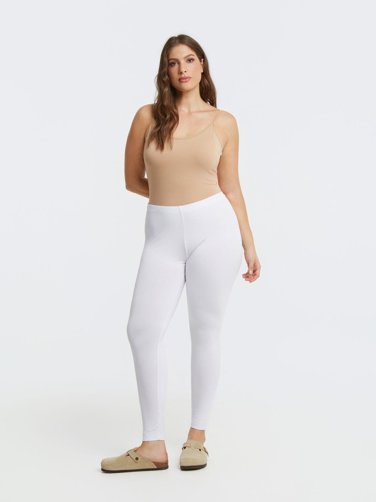 Mat Fashion Basic κολάν βισκόζη Λευκο
