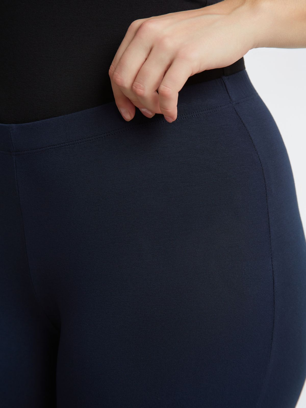 Basic viscose wide-leg pants