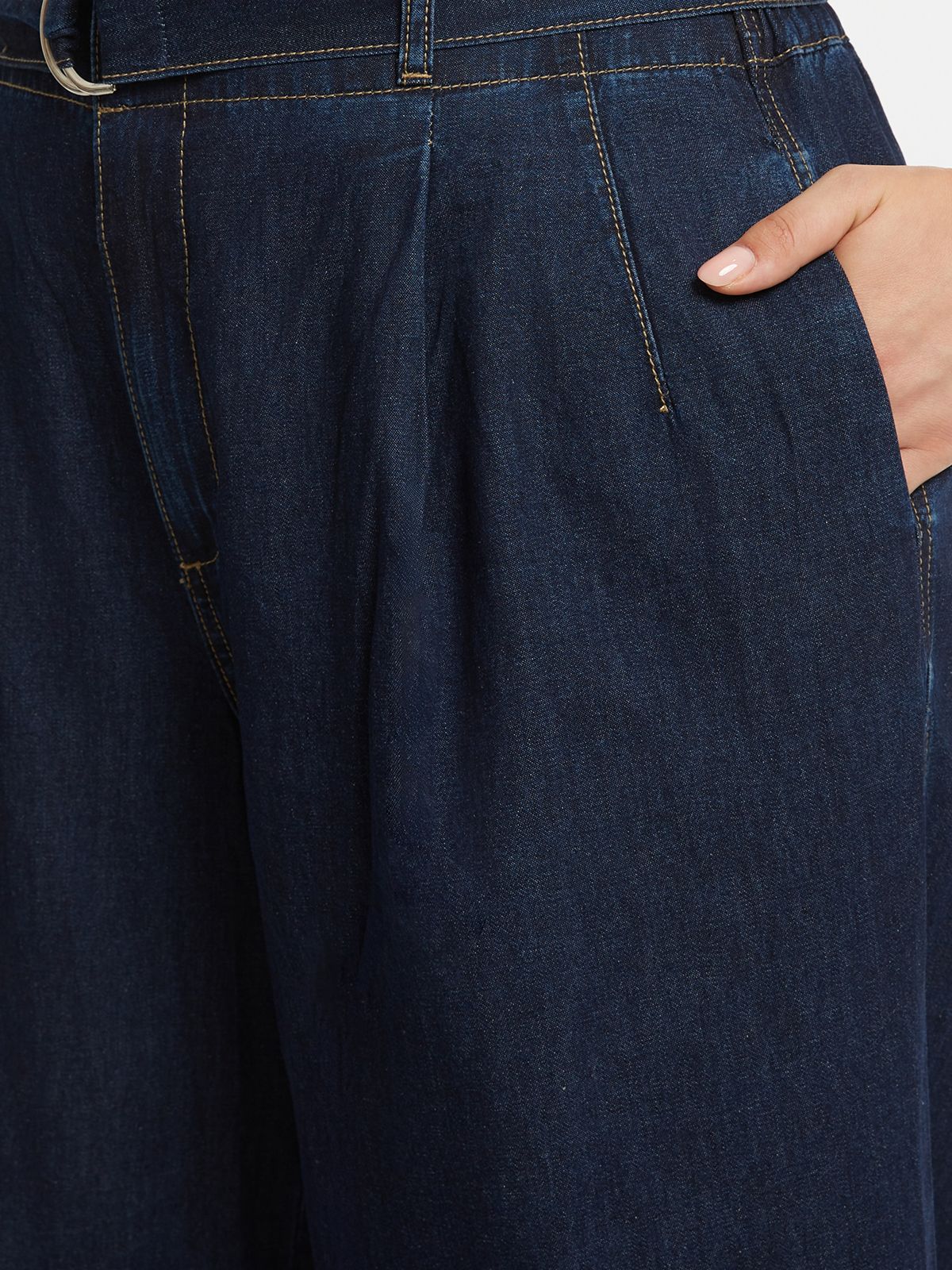 ΒΕΡΜΟΥΔΑ ΤΖΙΝ WIDE LEG DENIM