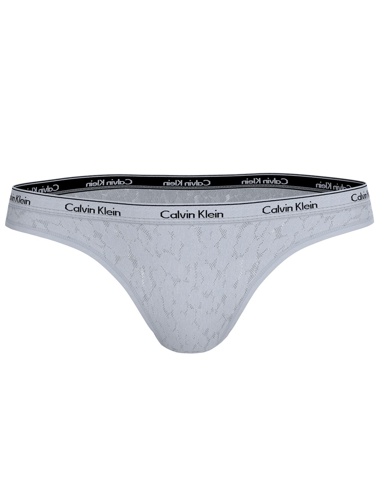 Calvin Klein Σλιπ Brazilian Με Δαντέλα Μπλε