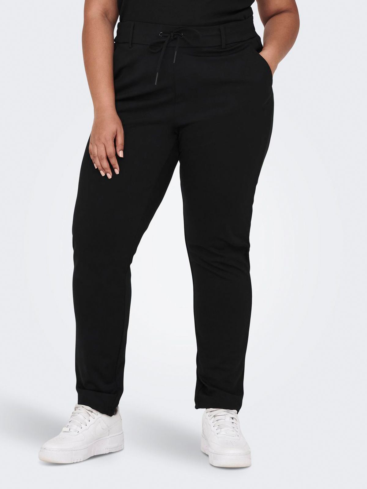 Only Carmakoma Παντελόνι Cargoldtrash regular fit Μαυρο