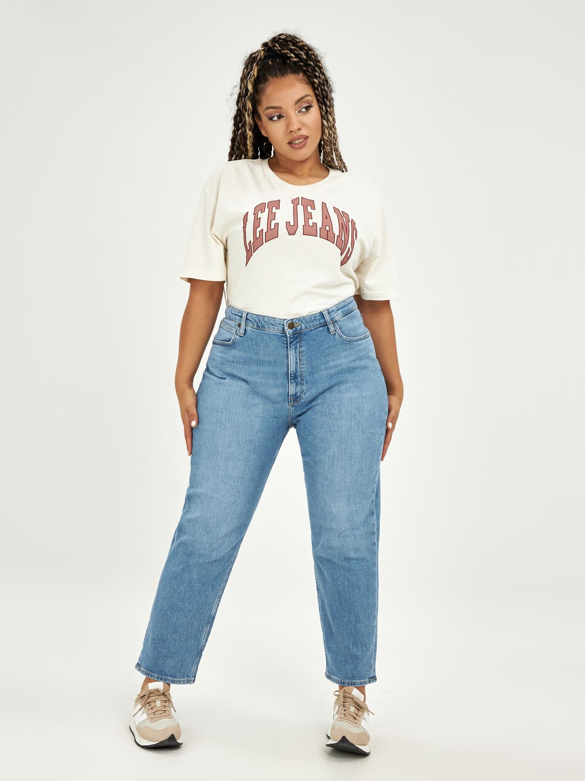 Carol Rocky Blue Straight Jeans