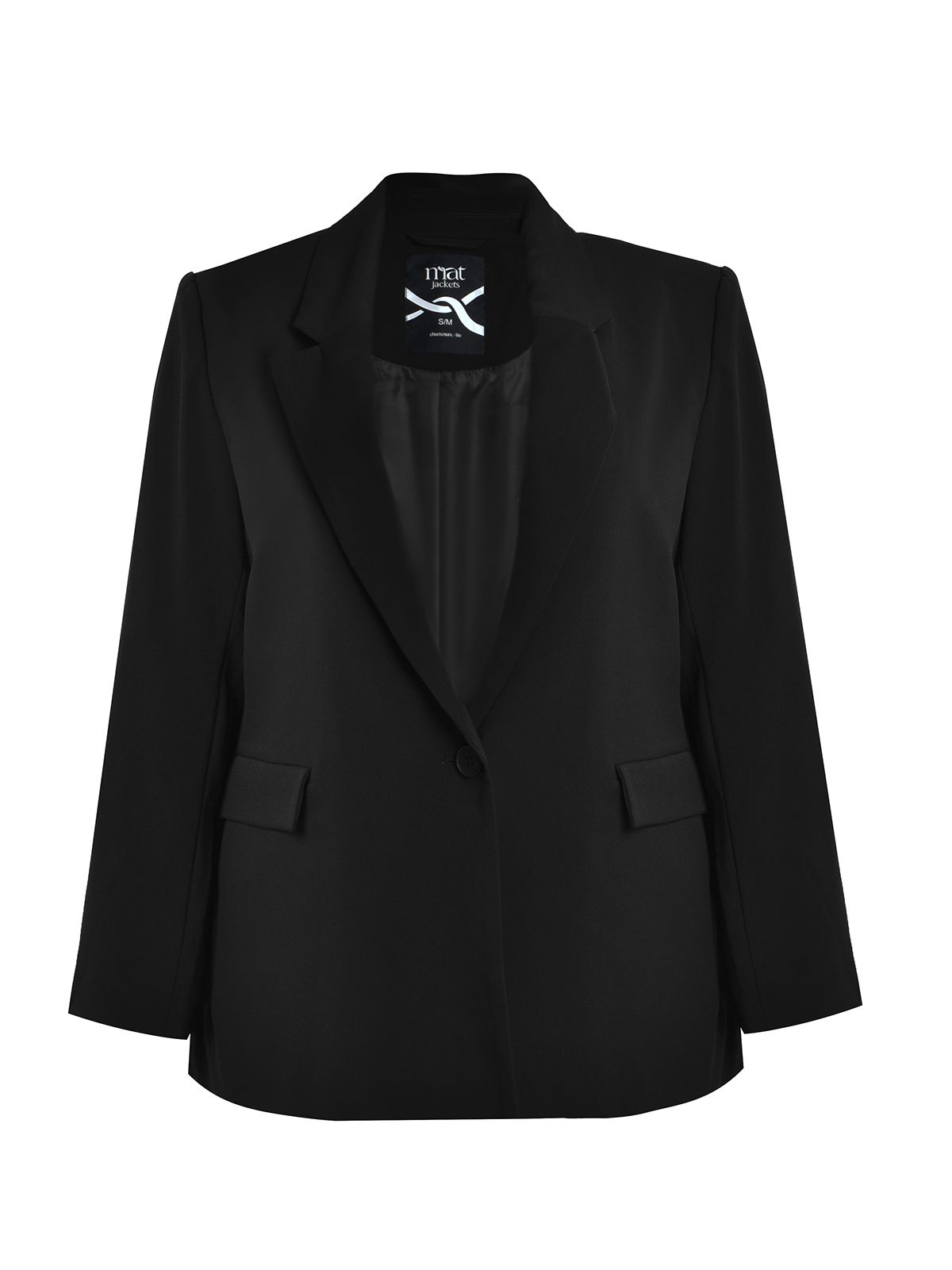 Mat Fashion Κλασικό tailored σακάκι  Μαυρο