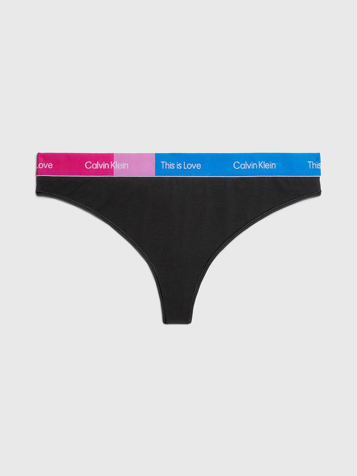Calvin Klein Σλιπ Thong Βαμβακερό - Pride Μαυρο