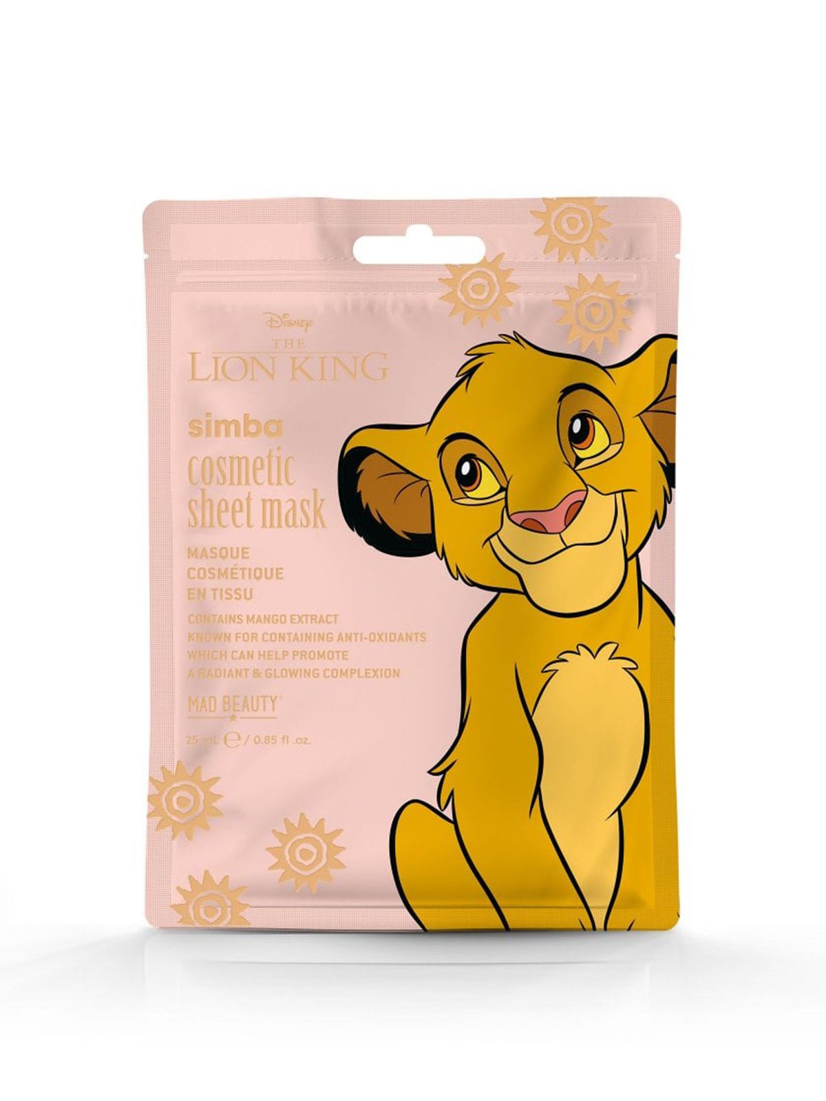 Disney Lion King Cosmetic Sheet Mask Collection Lion King 4x25ml
