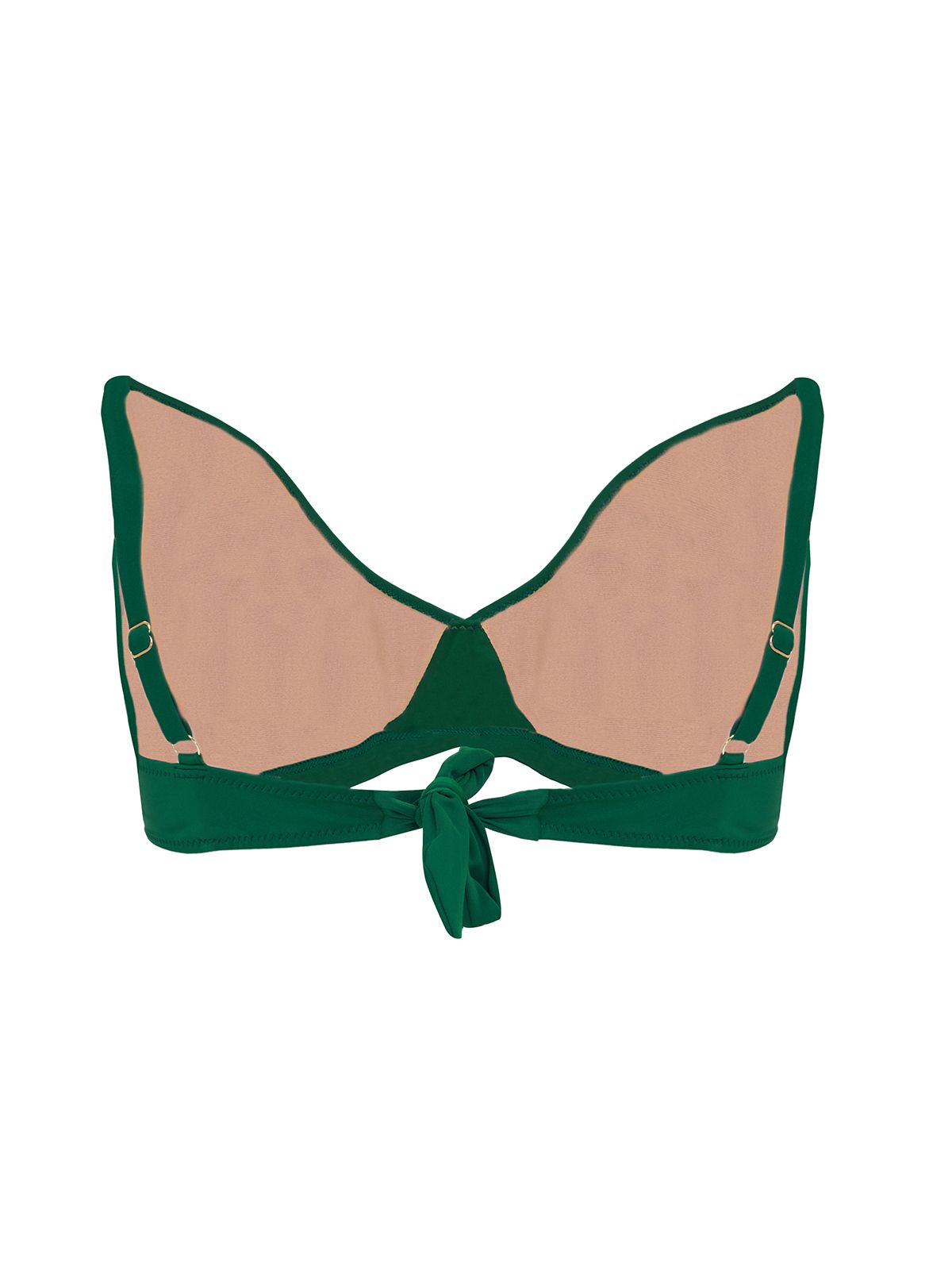 Draped bikini top