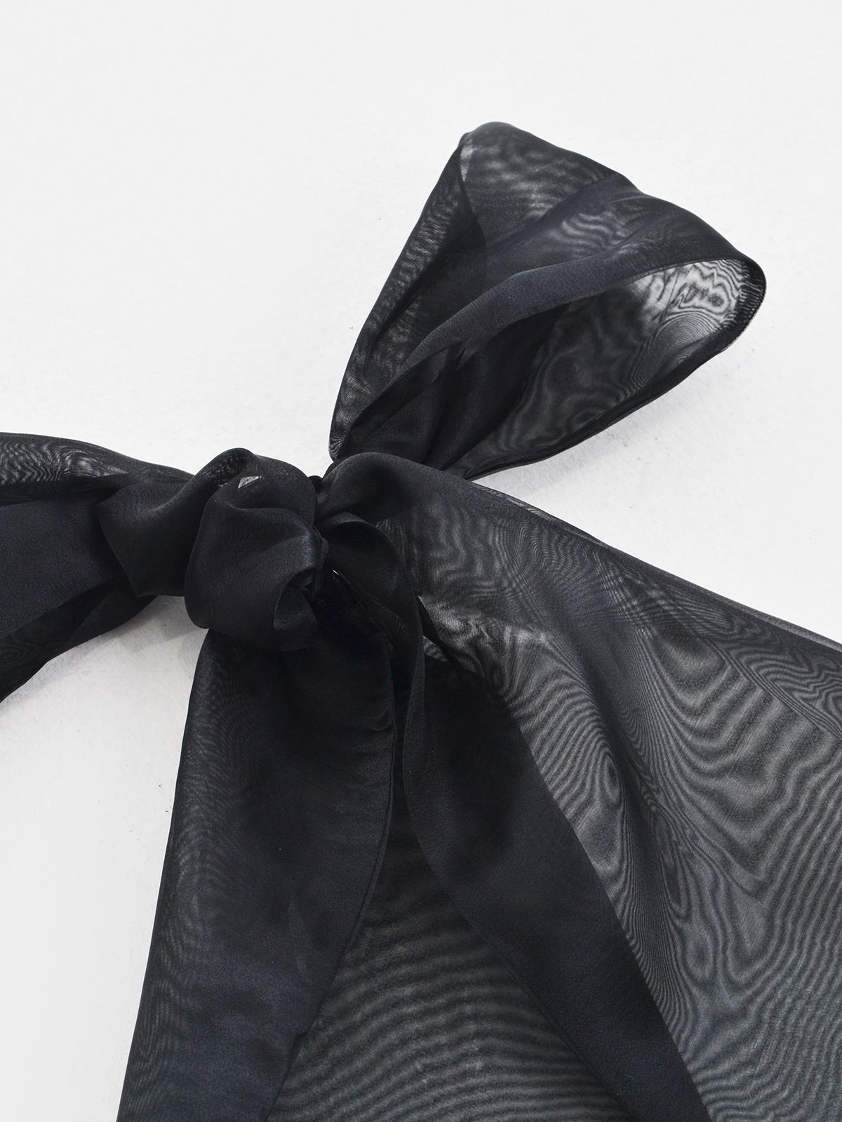 Sheer organza bow