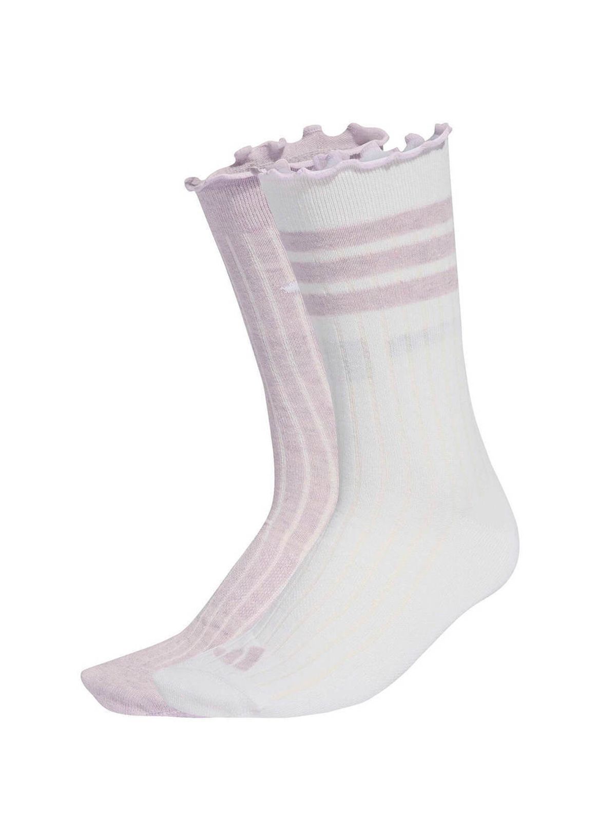 Adidas Κάλτσες Glow Sock 2 Pack Λευκο, Ροζ