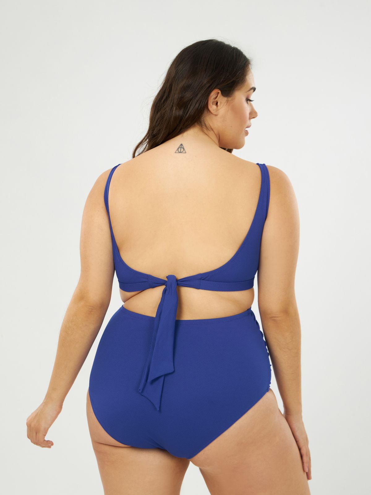 Shaping high waist bikini bottom 