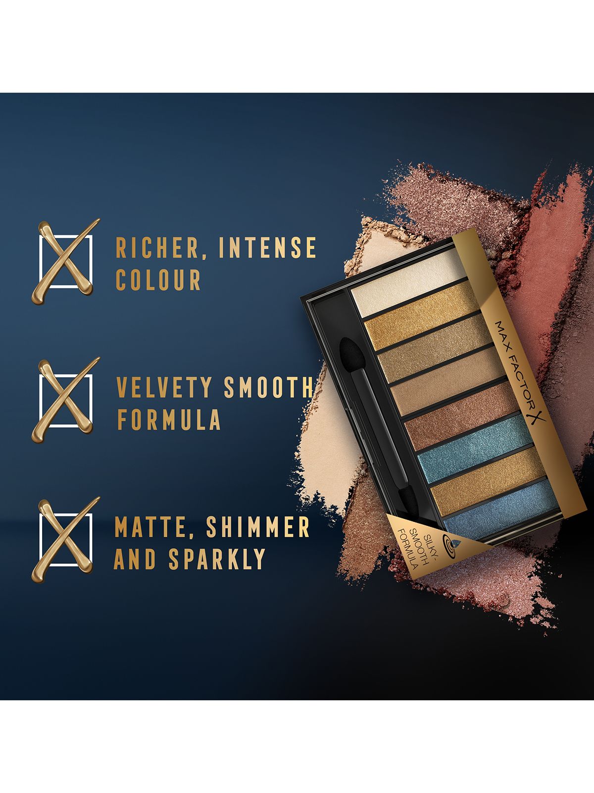 MAX FACTOR Masterpiece Eye Shadow Palette | 004 Peacock Nudes