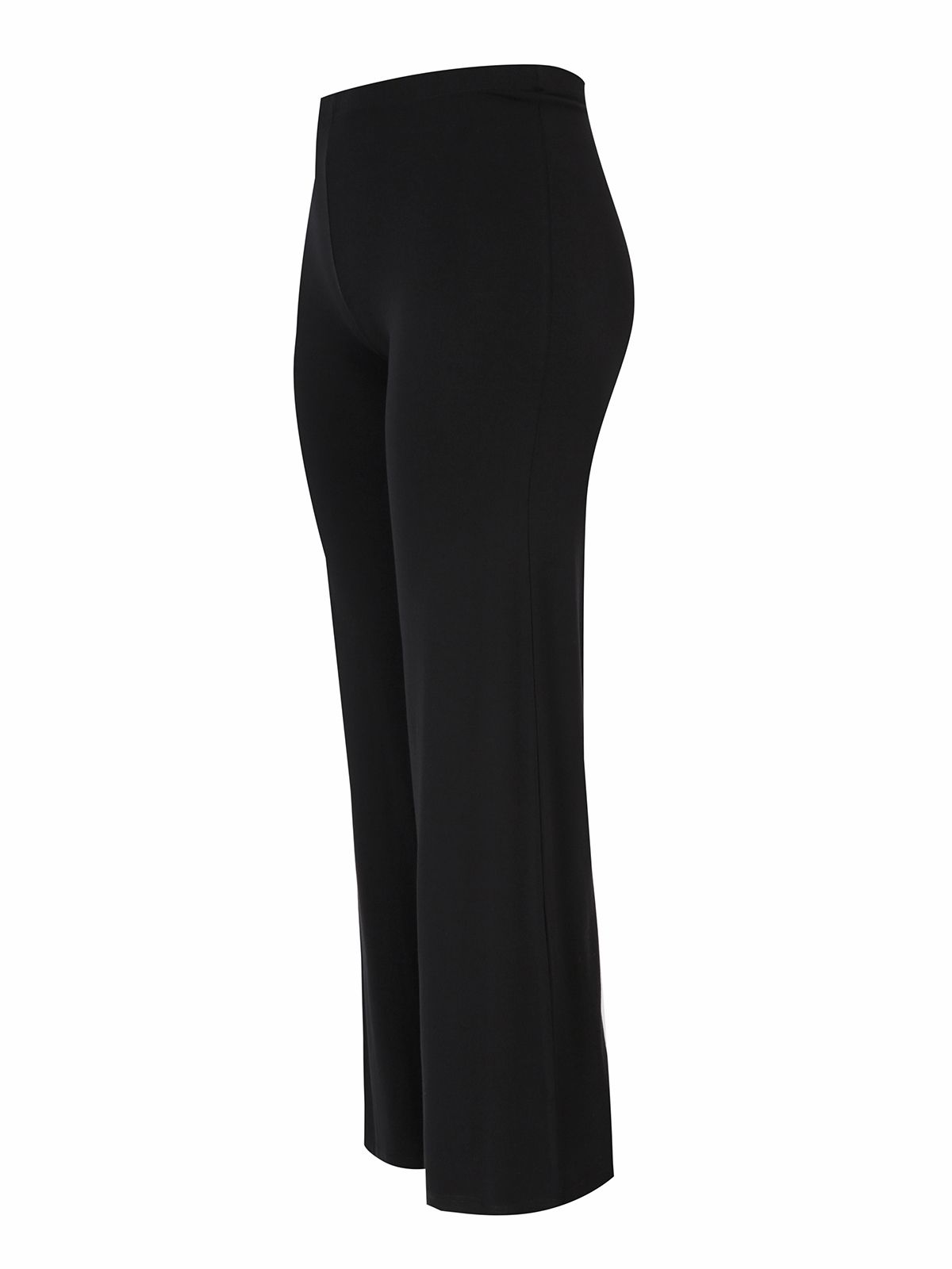 Basic viscose wide-leg pants