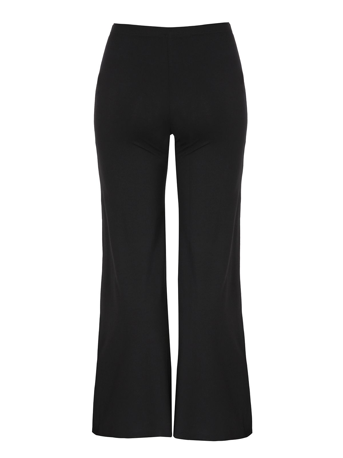 Basic viscose wide-leg pants