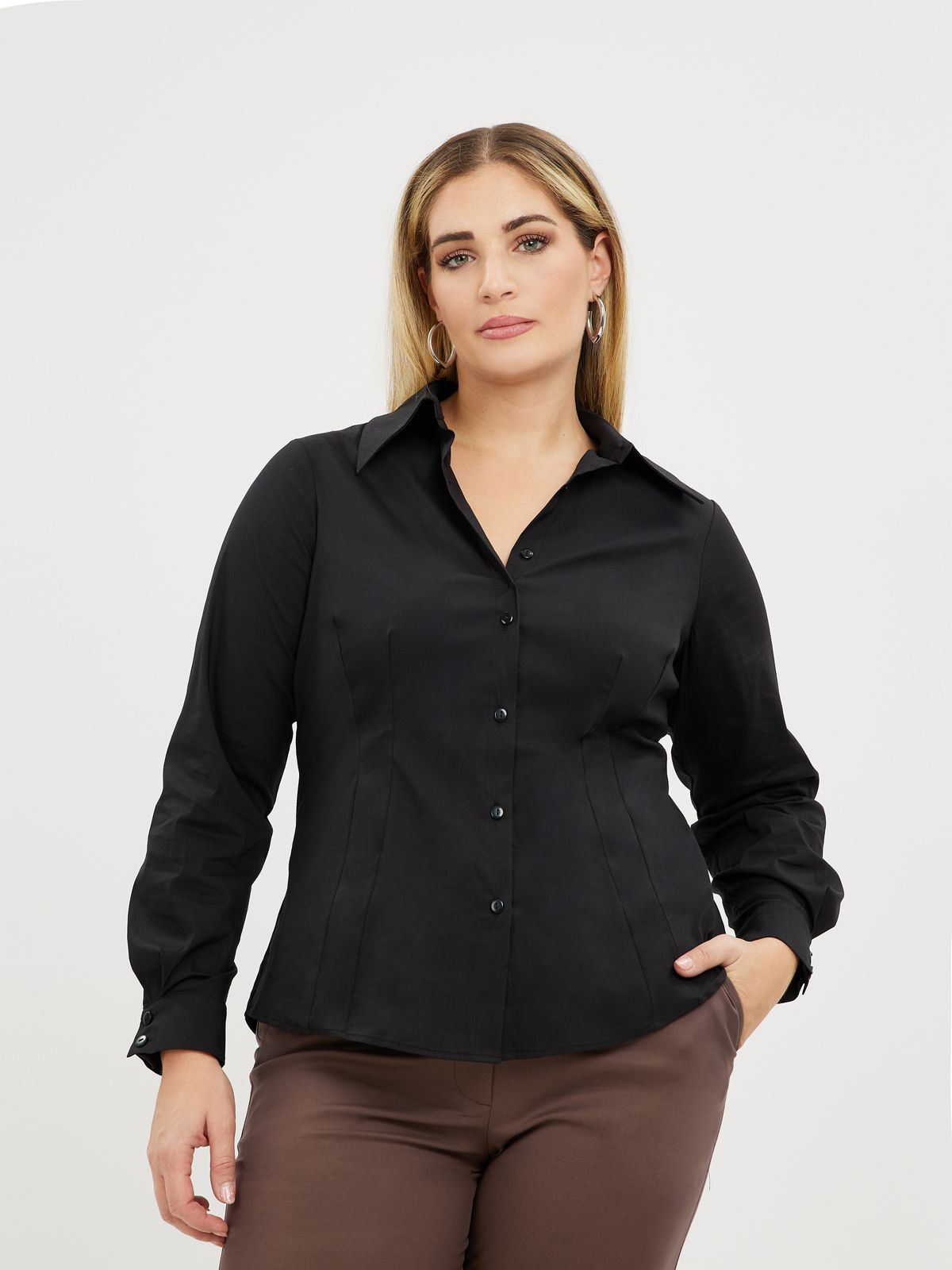 Basic poplin shirt