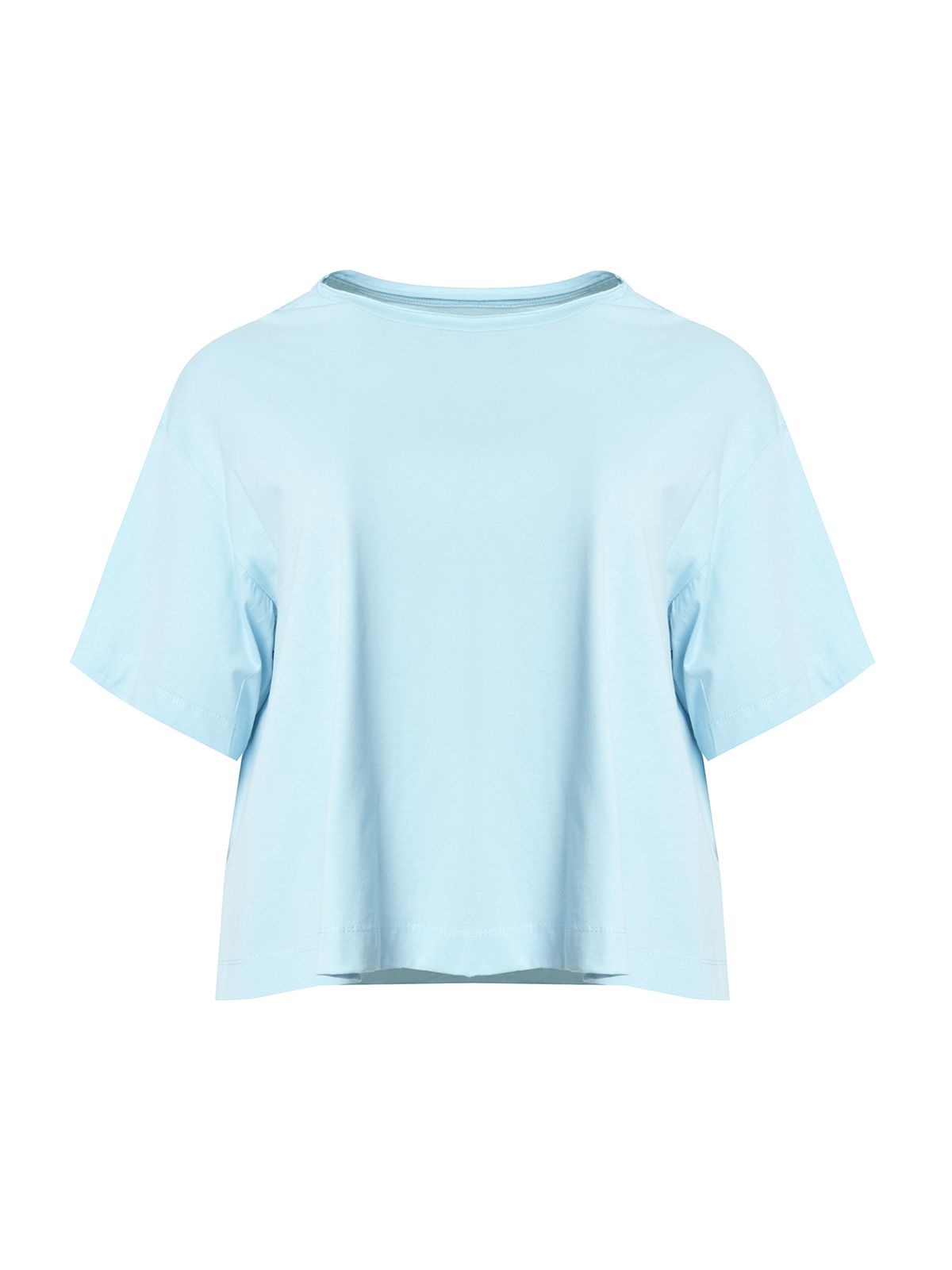 Mat Fashion Basic βαμβακερό t-shirt Μπλε