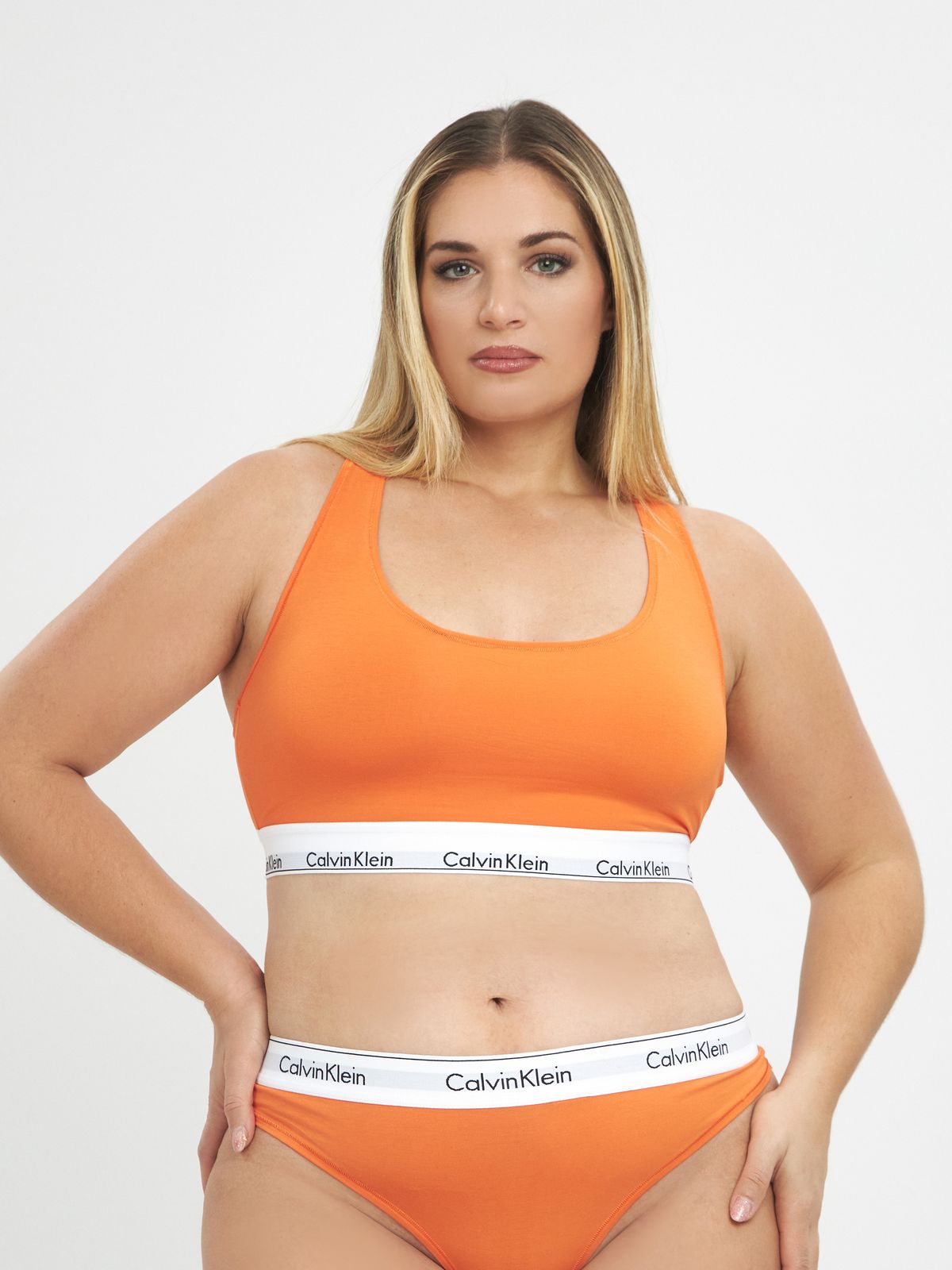 Bralette Modern Cotton in Sas Carrot