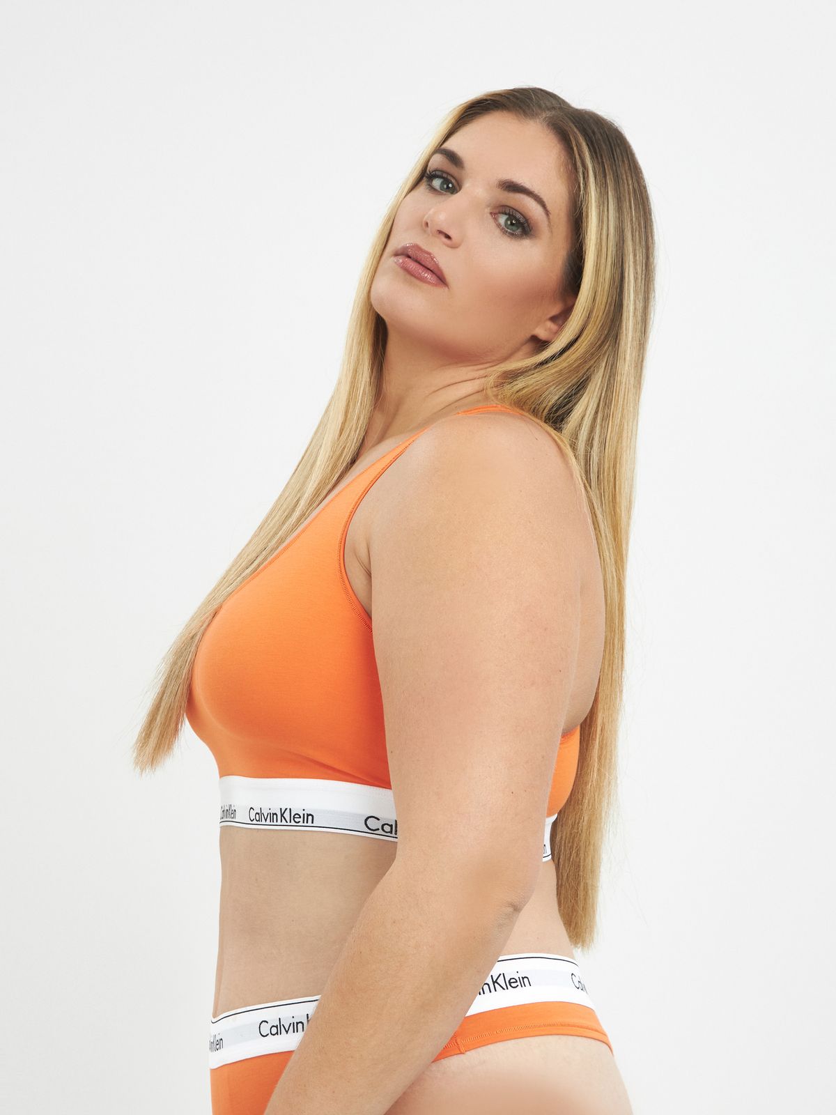 Bralette Modern Cotton in Sas Carrot