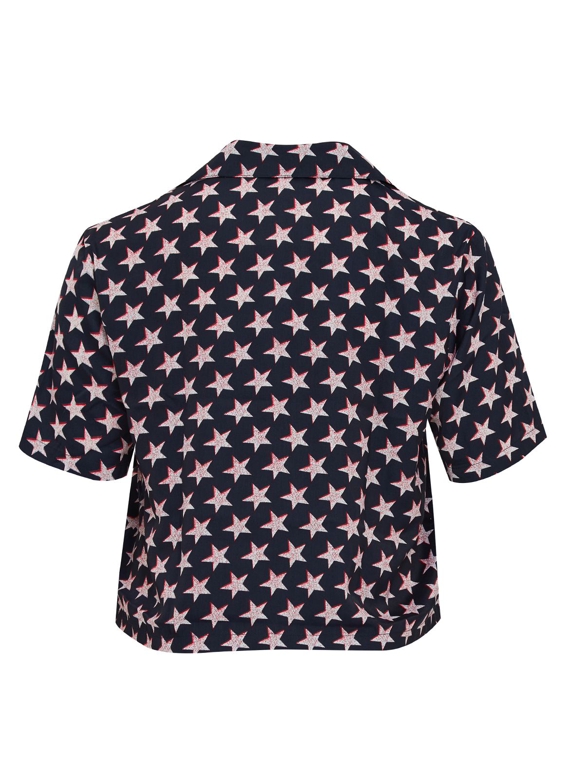 Star print pyjama shirt