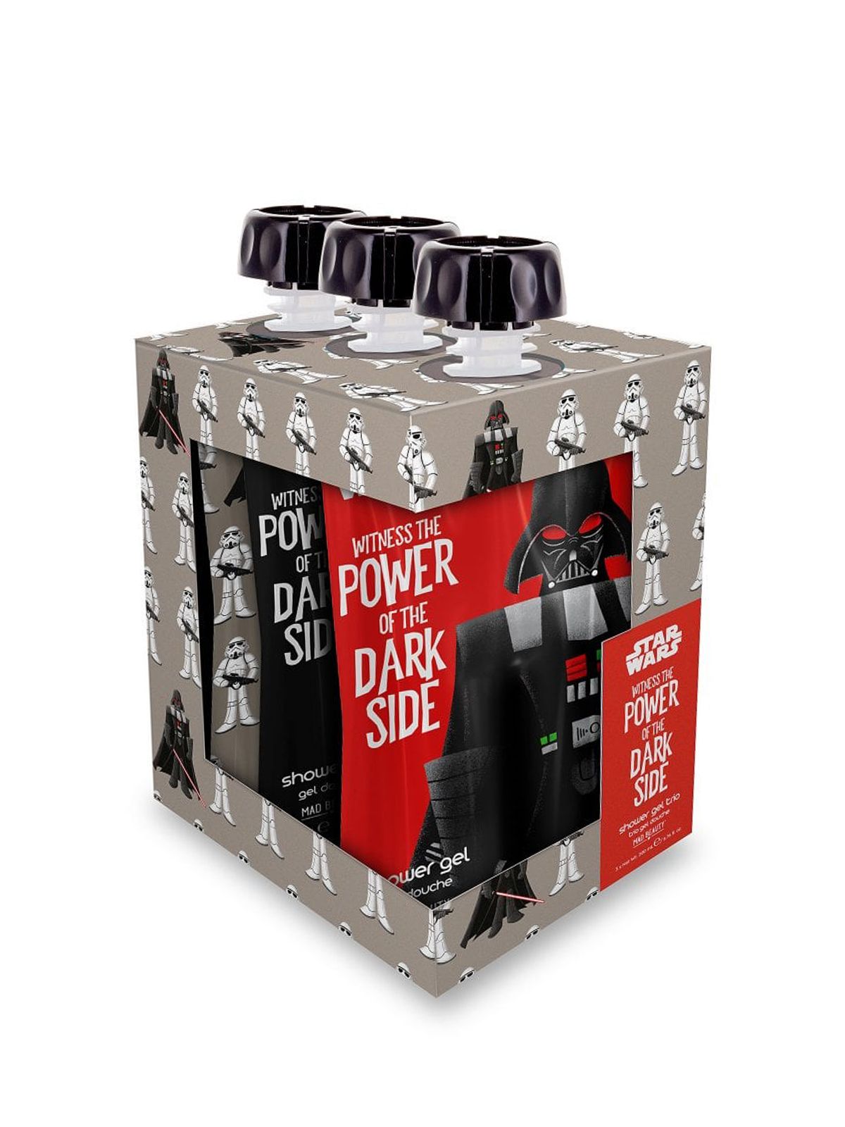 Mad Beauty Σετ Αφρόλουτρων Star Wars Dark Side Shower Gel Trio 200ml 