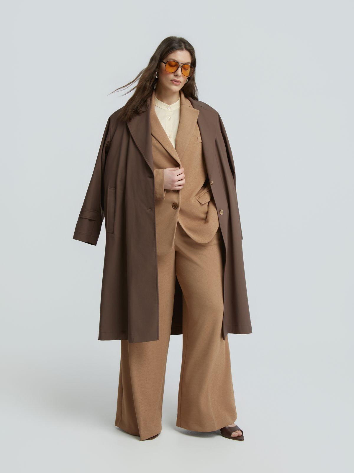 Structured single-breasted blazer
