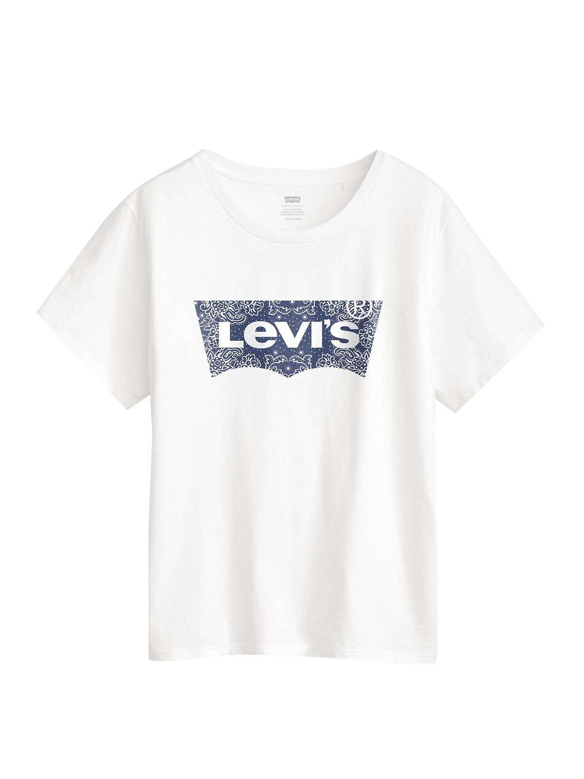 Levi's The Perfect Tee Bandana Batwing Bright White Λευκο