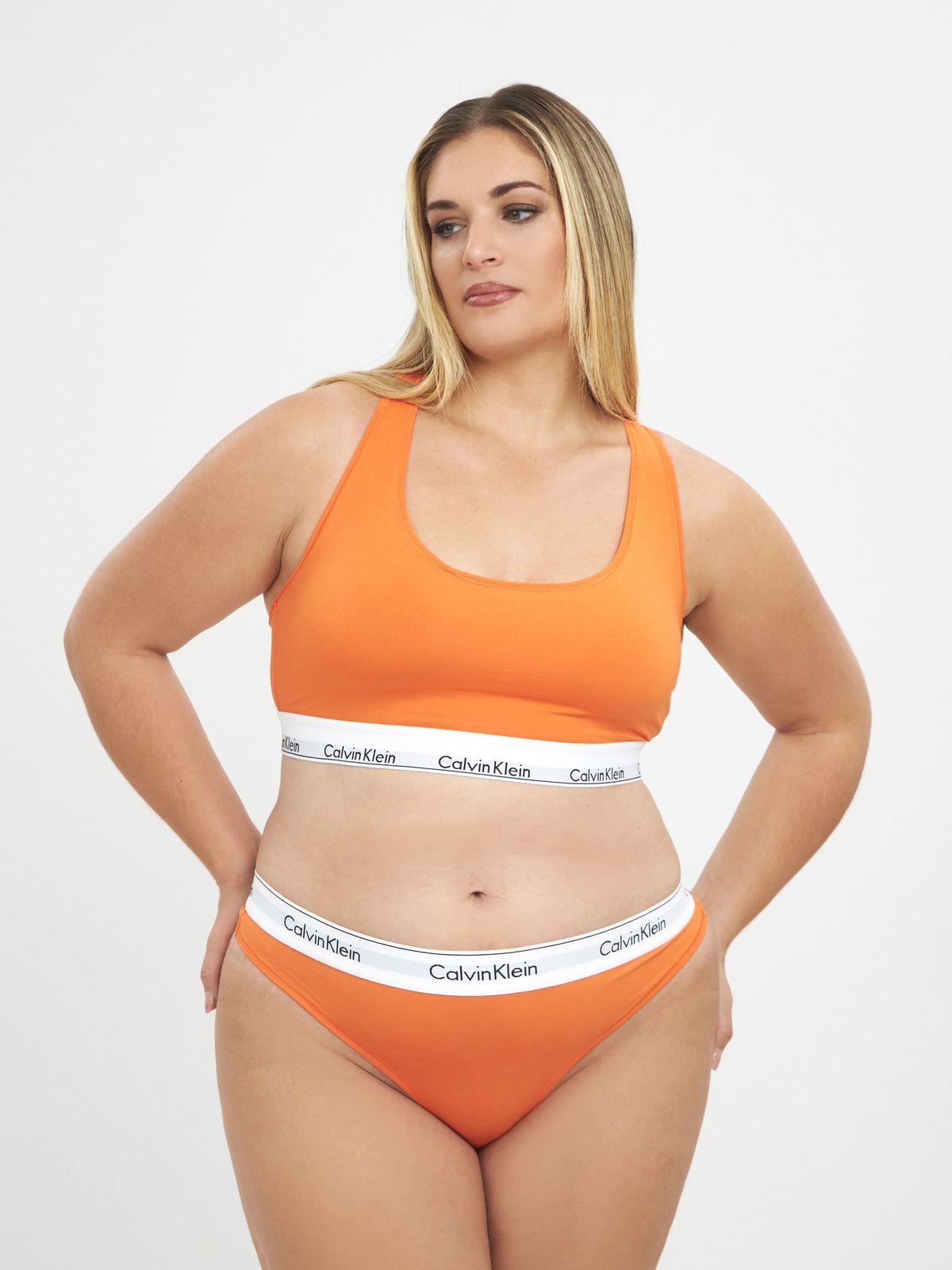 Thong Modern Cotton in Sas Carrot