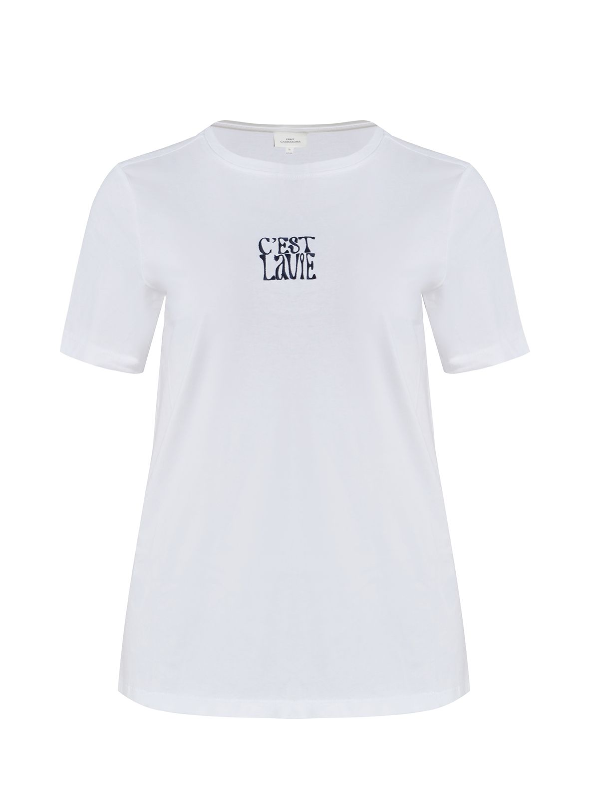 Only Carmakoma Μπλούζα t-shirt Carmarli Λευκο