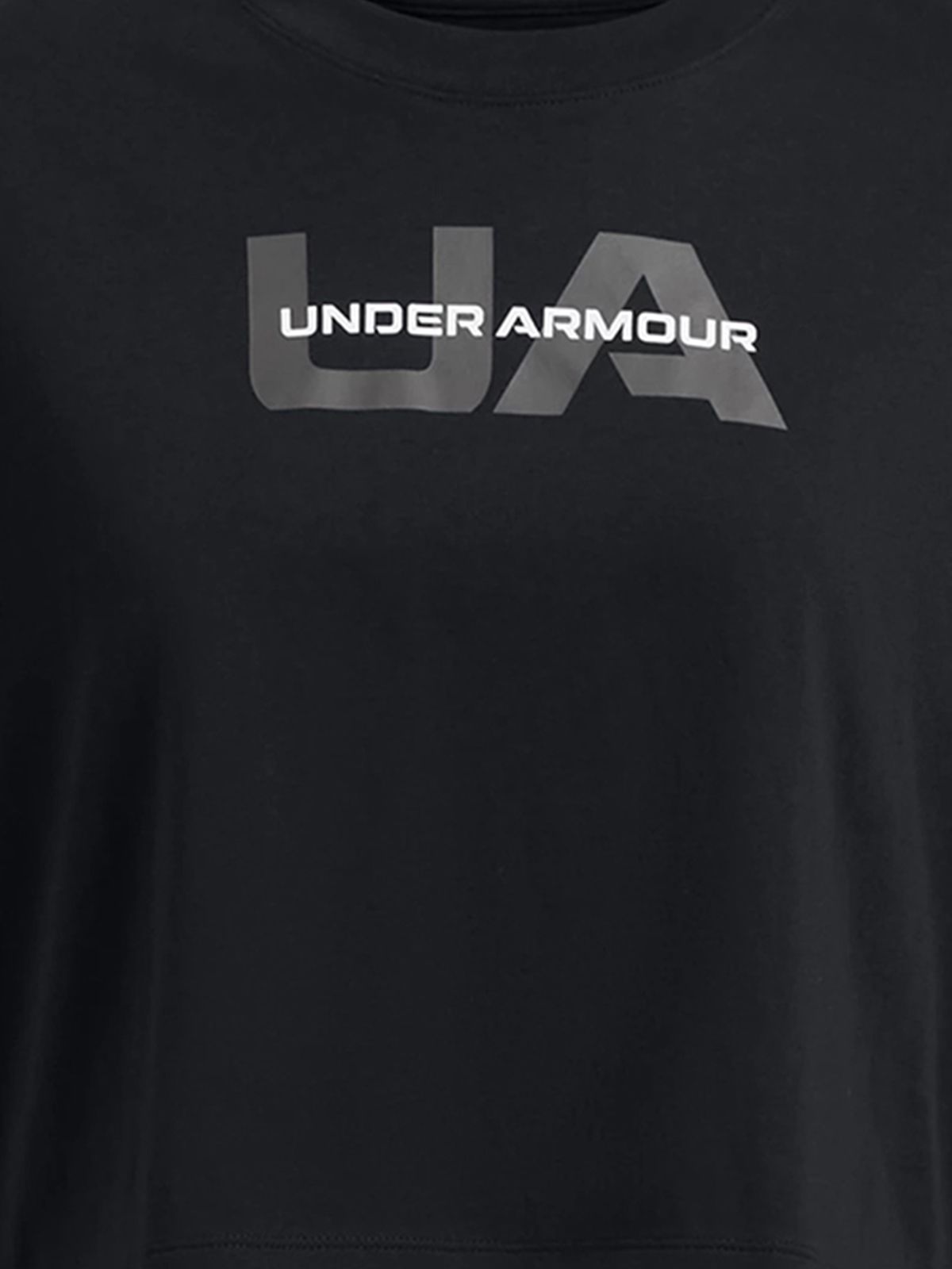 Μπλούζα UA Boxy Crop Branded Short Sleeve