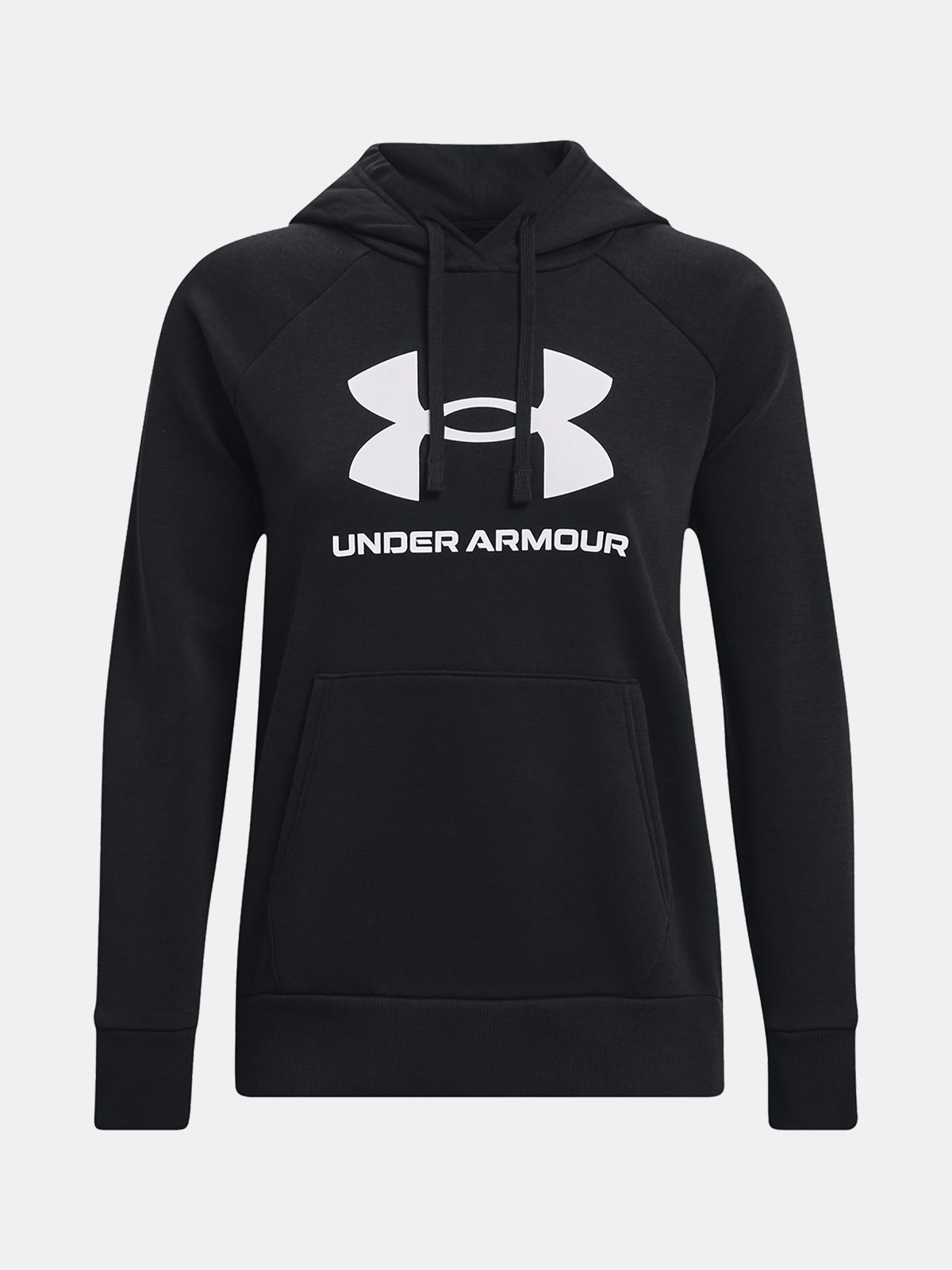 Under Armour Μπλούζα Rival Fleece Big Logo Hoodie Μαυρο