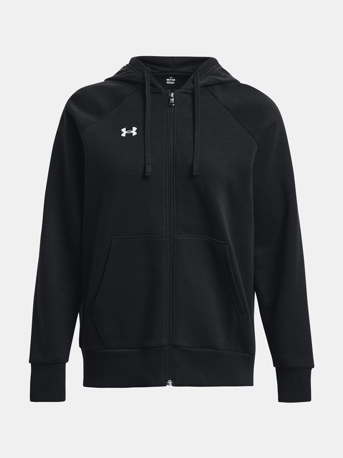 Under Armour Ζακέτα UA Rival Fleece Zip Hoodie Μαυρο