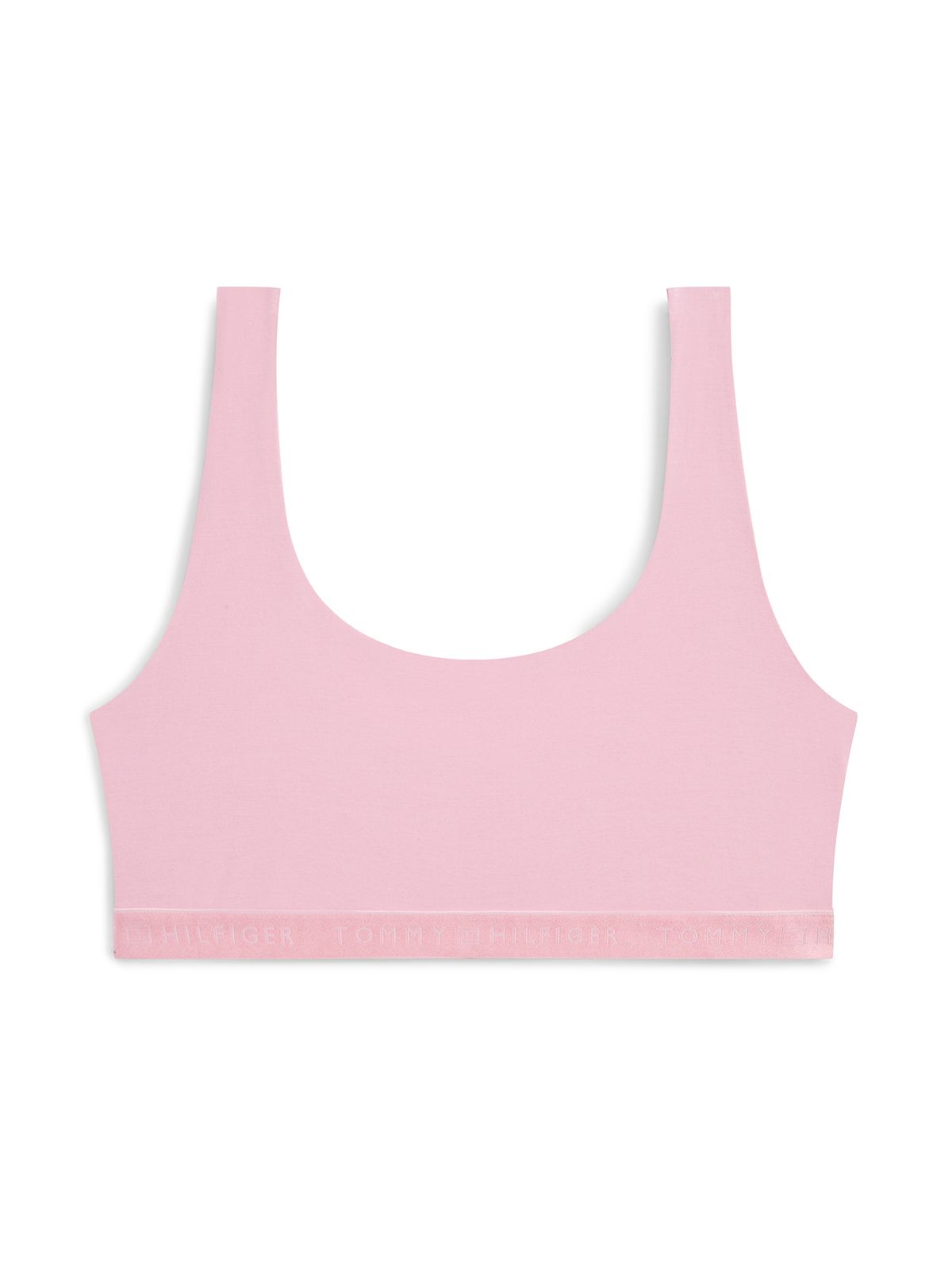 Tommy Hilfiger Σουτιέν Repeat Logo Scoop Neck Bralette Ροζ