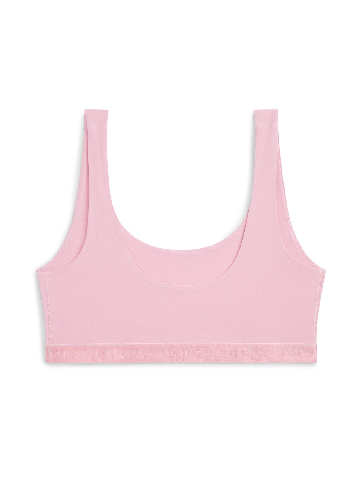 Repeat Logo Scoop Neck Bralette