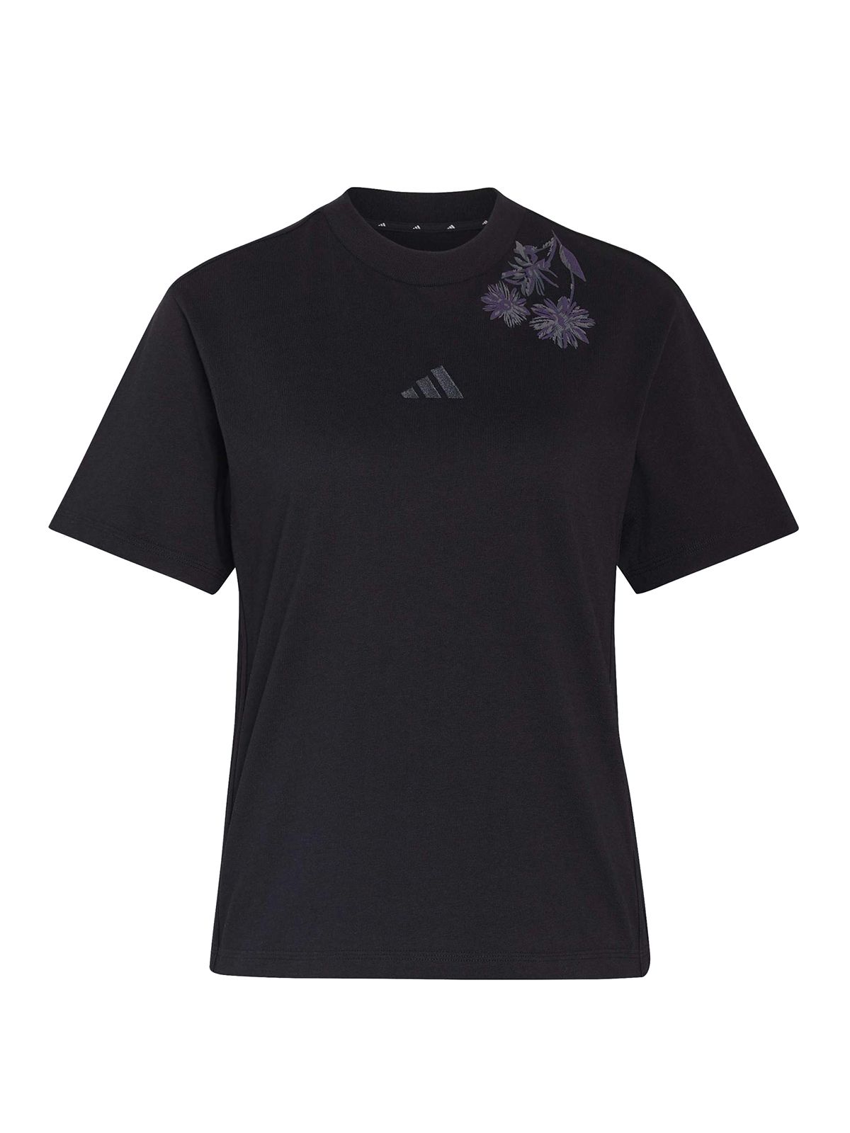Adidas Μπλούζα Essentials 3-Stripes Tee Μαυρο
