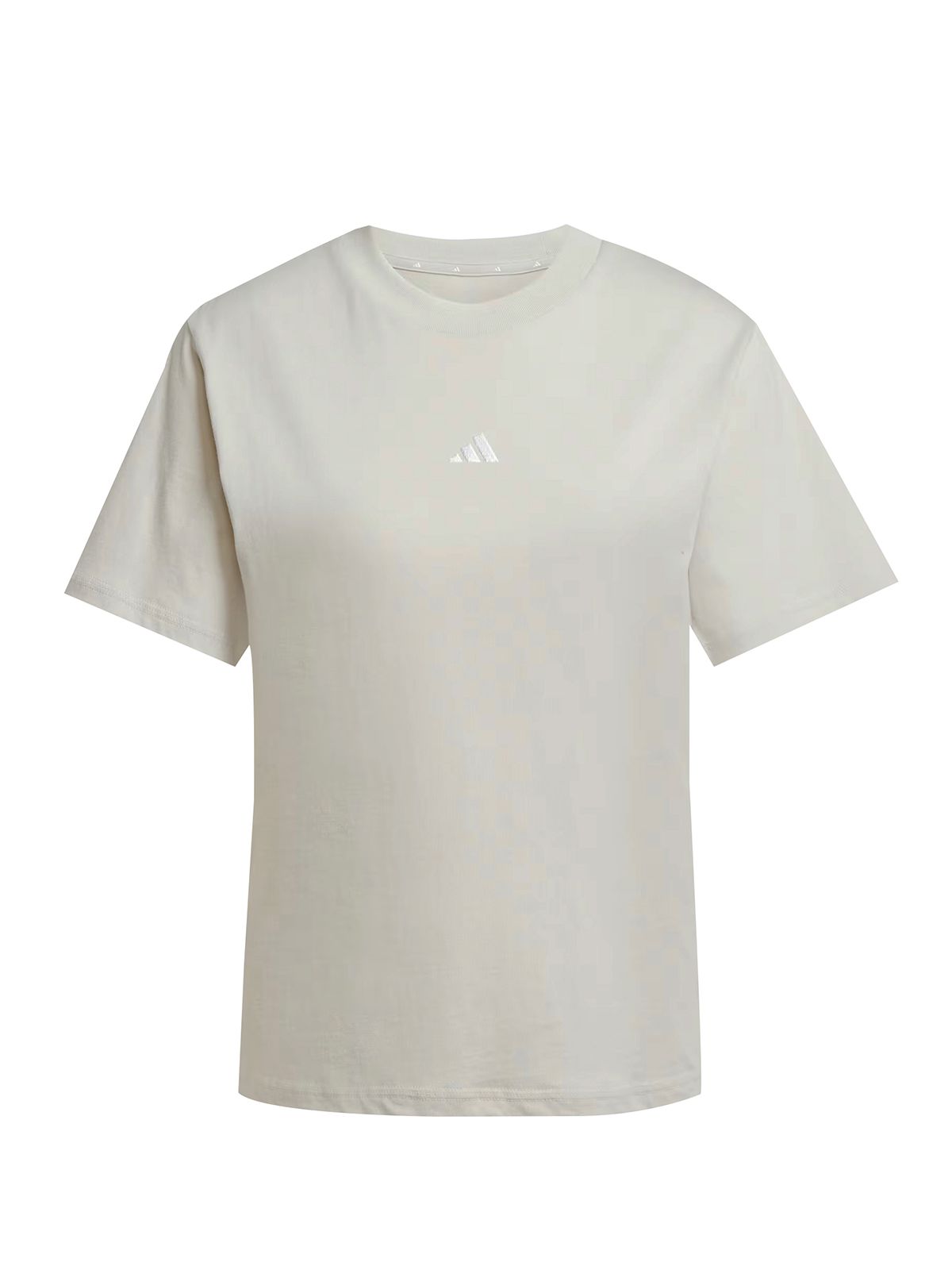 Adidas Μπλούζα Essentials Small Logo Cotton Tee Μπεζ