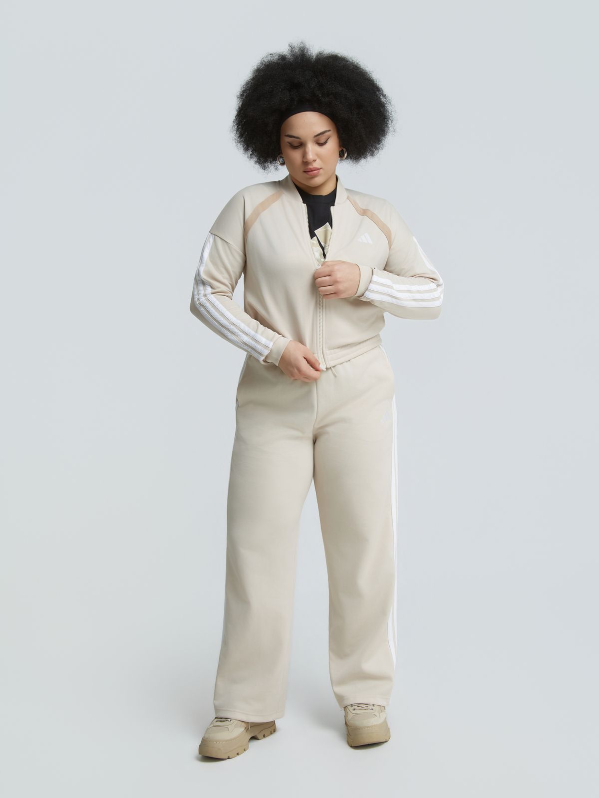 Adidas Σετ Φόρμας Teamsport Μπεζ