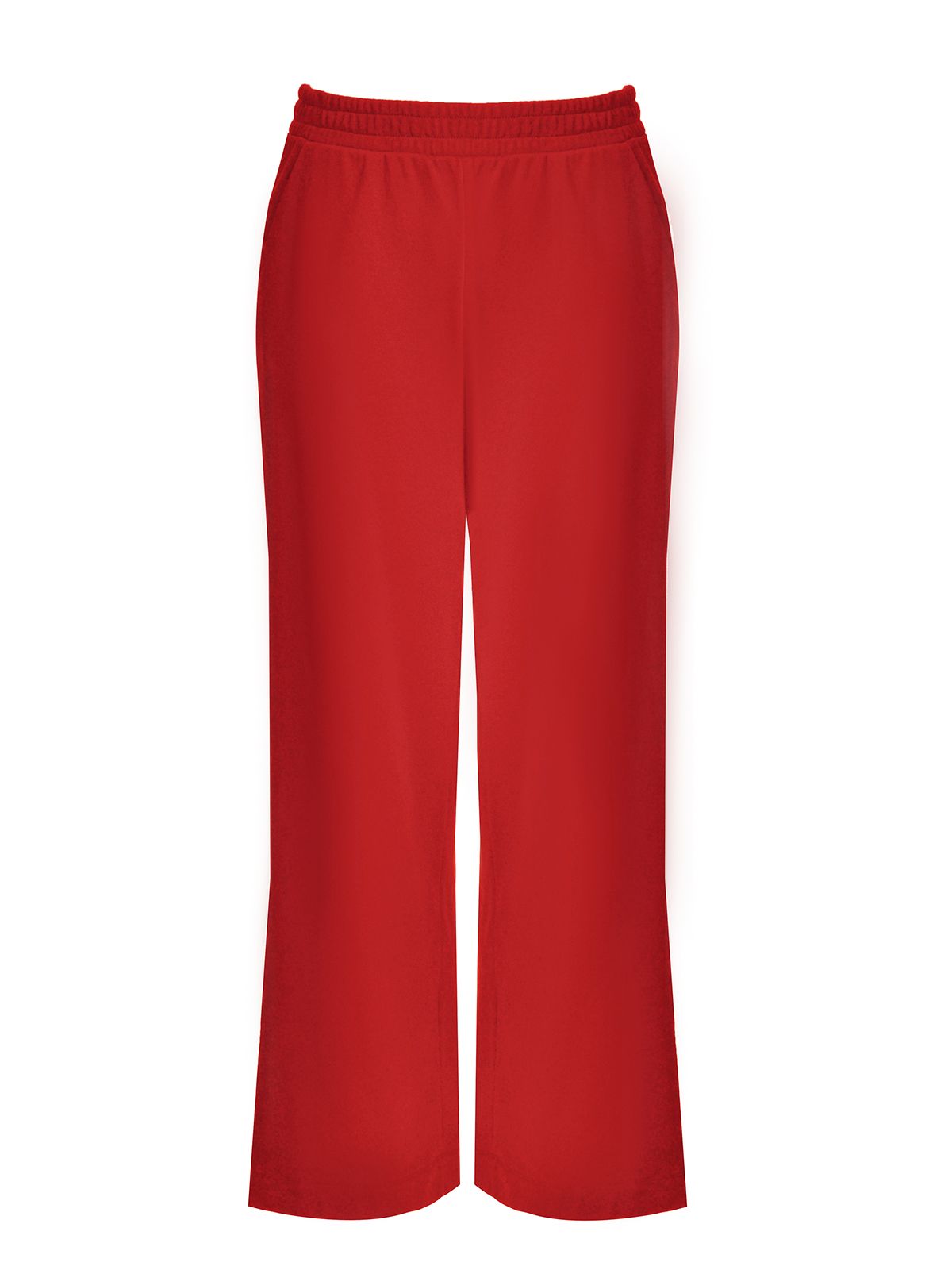 Mat Fashion Παντελόνα φούτερ με τσέπες Κοκκινο